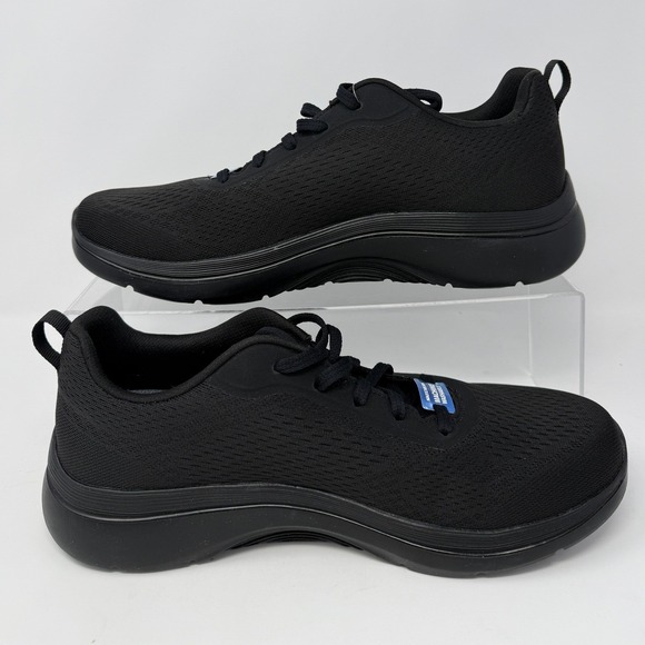 Skechers Go Walk Arch Fit Mens Black Machine Washable Sneakers Size 11.5 - Picture 4 of 8